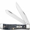 Case Knife Crandall Jig Gray Bone Trapper #58410