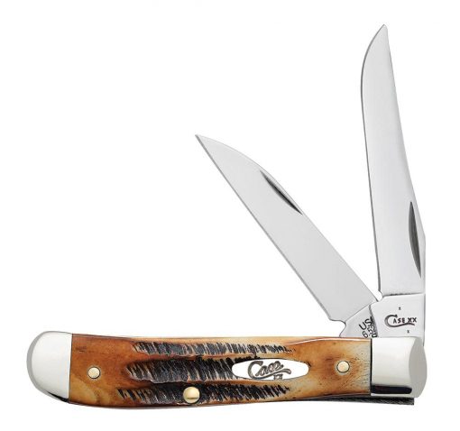 Case Knife 6.5 BoneStag Mini Trapper #C65305