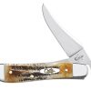 Case Knife 6.5 BoneStag Russlock #C65303