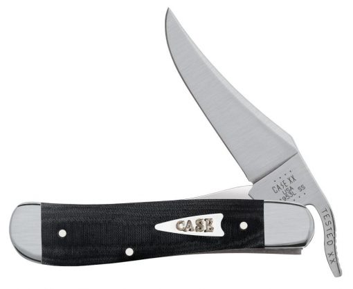 Case Knife Smooth Black Micarta Russlock #27734