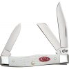 Case Knife SparXX Standard Jig White Synthetic Medium Stockman #60184