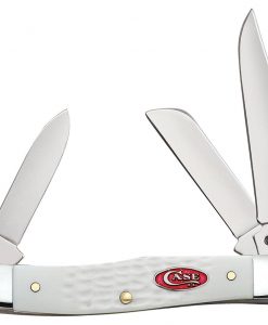 Case Knife SparXX Standard Jig White Synthetic Medium Stockman #60184