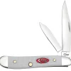 Case Knife Standard Jig White Synthetic Peanut #60188