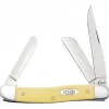 Case Knife Yellow Synthetic Medium Stockman #80035