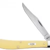 Case Knife Yellow Synthetic Slimline Trapper #80031