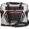 ENGEL COOLER HD30 COOLER BAG Light Grey Red #HD30-LG RED