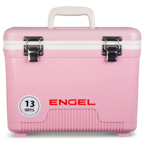 Engel Cooler Dry Box 13 Qt Pink #UC13P