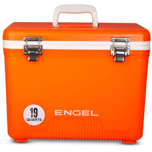 Engel Cooler Dry Box 19 Qt HI-VIS Orange #UC19-OHV