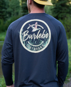 Burlebo Men's Performance Sun Tee - BURLEBO Duck Circle