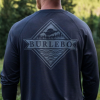 Burlebo Men's Performance Sun Tee - BURLEBO Tonal Logo