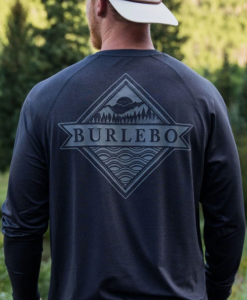 Burlebo Men's Performance Sun Tee - BURLEBO Tonal Logo