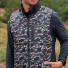 Burlebo Men's Puffer Vest - Throwback Camo