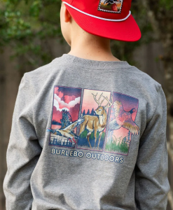 Burlebo Youth American Sportsman Long Sleeve Tee