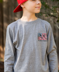 Burlebo Youth American Wild Long Sleeve Tee