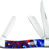 Case Knife Kirinite Patriot Medium Stockman Stainless Pocket Knife #11201