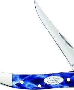 Case Small Texas Toothpick Knife - Sparxx Blue #23437