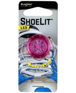 Nite Ize Shoe Light - White LED With Pink #NSTM3R3