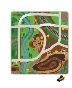 Tomy John Deere Rug Playmat And Skid Steer #47535