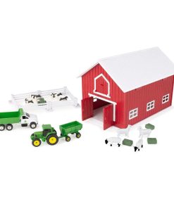 Tomy 64 John Deere 24 Piece Farm Playset #47333