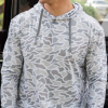 Burlebo Men's Performance Hoodie - White Camo