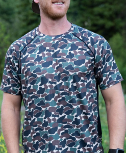 Burlebo Men's Performance Tee - Throwback Camo