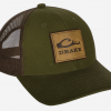 Drake Leather Patch Mesh Back Cap #DH4160-DGO