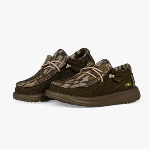 Gator Waders Camp Shoes Kids - Mossy Oak Original Bottomland