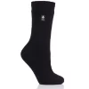 Heat Holder Women's Dahlia Lite Crew Socks - Black #LH2001BLK