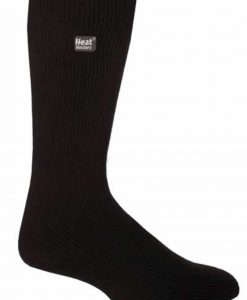 Heat Holders Men's Joshua Solid Crew Sock Black - Size Large #MHHORGBLK