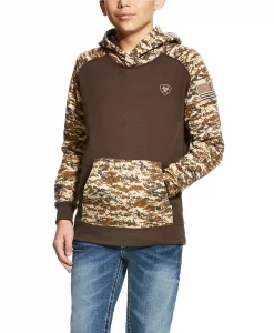 Ariat Boy's Patriot Desert Digital Camo Hoodie #10023117