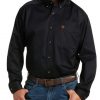 Ariat Men's Black Solid Classic Twill Shirt #10000502