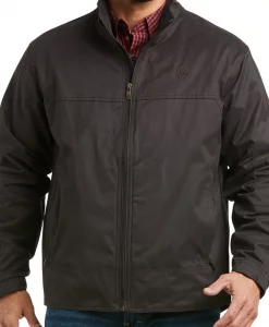 Ariat Men's Grizzly Canvas Espresso Lightweight CC Jacket #10037498