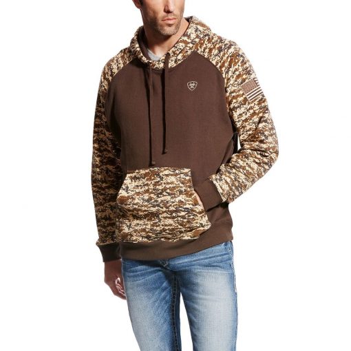 Ariat Men's Patriot Desert Digital Camo Hoodie #10022684