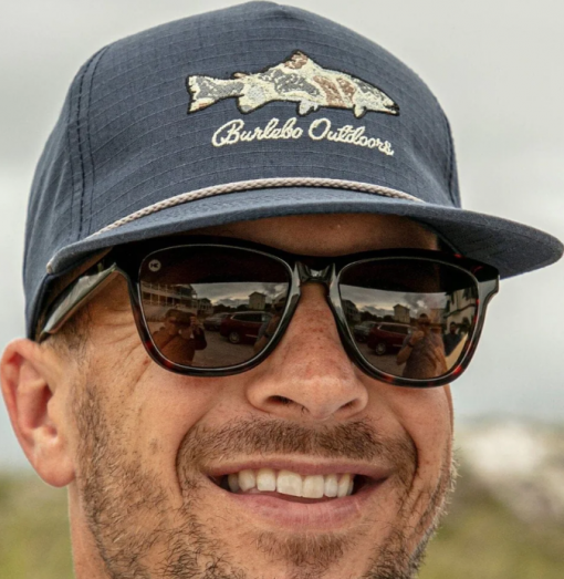 Burlebo Cap - Navy Camo Fish