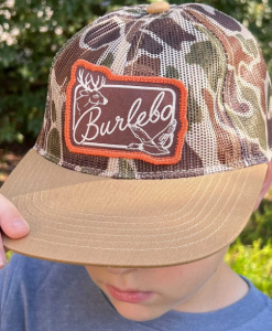 Burlebo Youth Mesh Back Cap - Camo