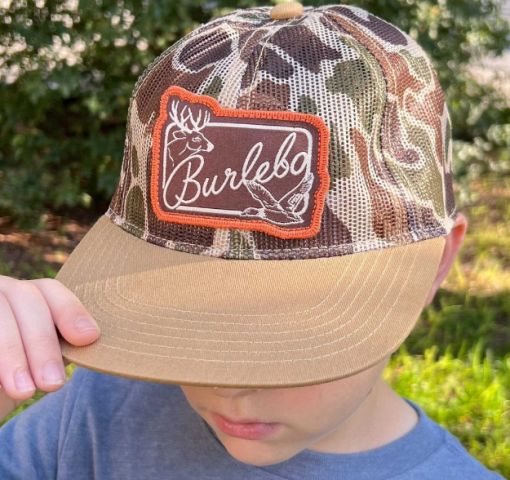 Burlebo Youth Mesh Back Cap - Camo