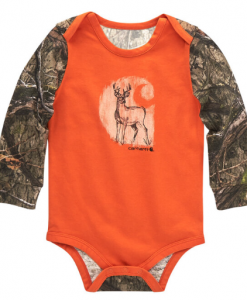 Carhartt Boys' Long-Sleeve Deer Bodysuit (Infant) #CA6425