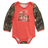 Carhartt Girls' Long-Sleeve Camo Doe Bodysuit (Infant) #CA7001